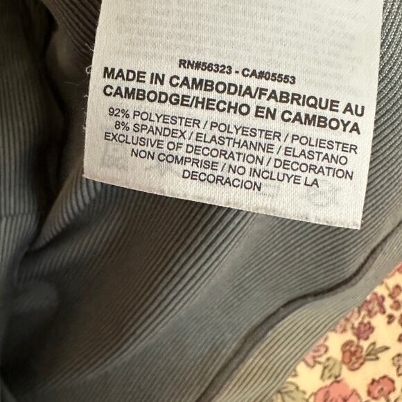 Nike Tiger Woods Polo Shirt Snap Mens XL Gray Striped Stretch Performance Golf - Picture 5 of 6